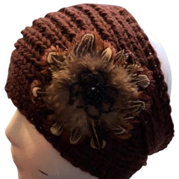 Choco Brown Headband Hat main image 4